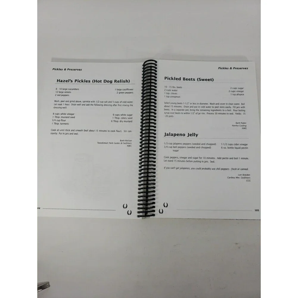 Recipes Kitchens & Camps Guide Outfitters of British Columbia Canada Cookbook